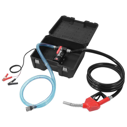 Fuel Transfer Pump 12V, 10 GPM, Auto Shut-Off Nozzle