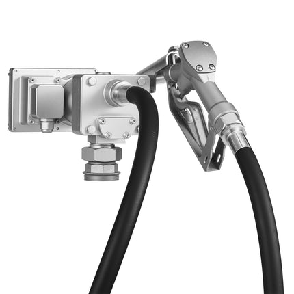 Fuel Transfer Pump 12V, 15 GPM Kit, Hose, Manual Nozzle