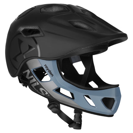 Full-Face Helmet with Removable Chin Guard, 48-53cm