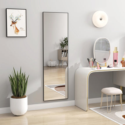 Full-Length Mirror, 161.5 cm, Silver, Wall or Free-Standing
