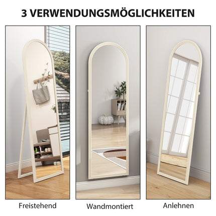 Full-Length Mirror, 50x160 cm, Freestanding, Wall-Mount