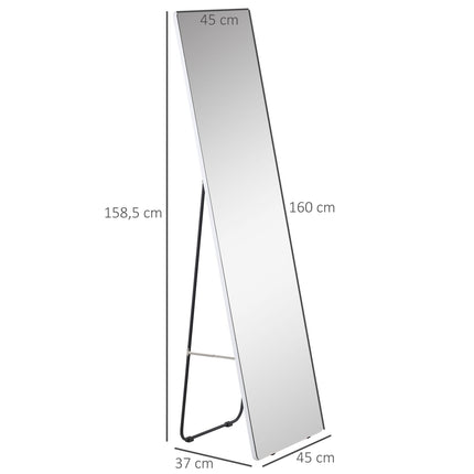 Full length 45x160 cm Silver Dressing mirror for bedroom