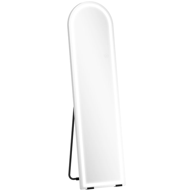 Full-Length Mirror with LED Lights, 150x40 cm, Dimmable