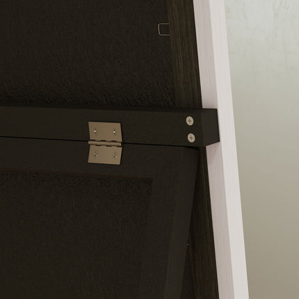 Full-length mirror, MDF frame, shatter-proof film, 162.6 x 53.3 cm, grey