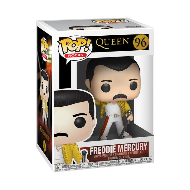 Funko Pop! Vinyl Figure: Queen - Freddy Mercury (Wembley 1986)