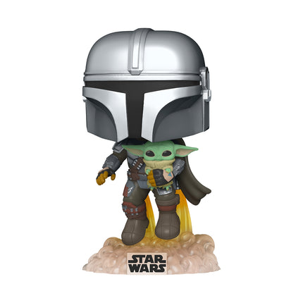 Funko Pop! Vinyl Figure: Star Wars: The Mandalorian Flying W/Jet