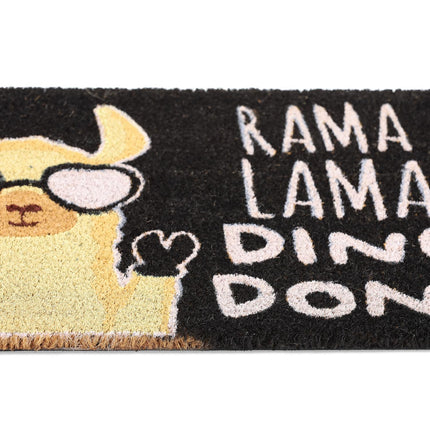 Funny Llama Coir Doormat – Indoor/Outdoor Use