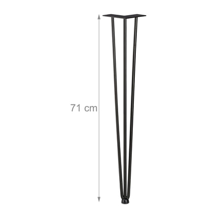 Furniture leg hairpin set of 4