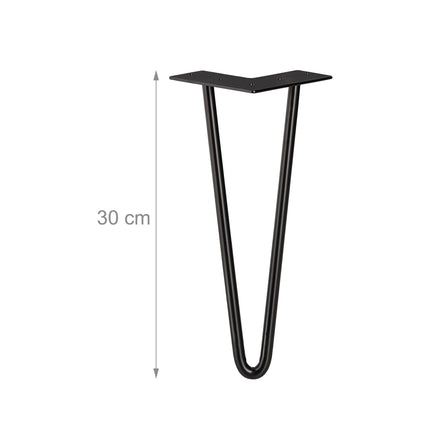 Furniture leg hairpin set of 4