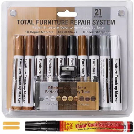 Furniture repair kit - markers 11 pcs. 19932