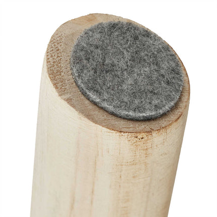 Fur stool round