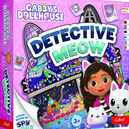 Gabby's Dollhouse Spy Guy Board Game for Kids
