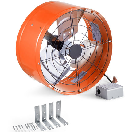 Gable Mount Attic Exhaust Fan 15 Inch, 1650 CFM