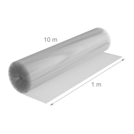Galvanised Aviary Wire Mesh, 6.3 x 6.3 mm, Weather-Resistant