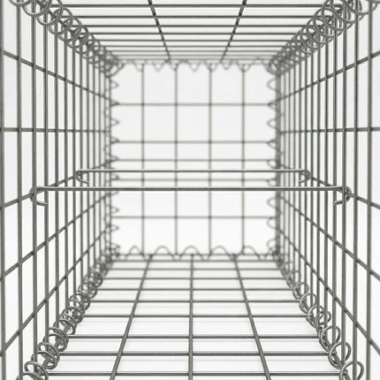 Galvanised Gabion Basket, 200x30x100 cm, 3 Compartments