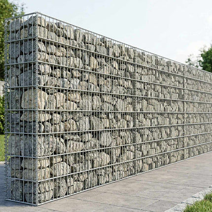 Galvanised Steel Gabion Basket, 100 x 200 x 50 cm