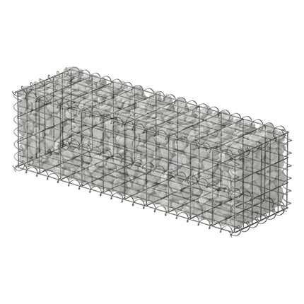 Galvanised Steel Gabion Basket, 100x30x30 cm