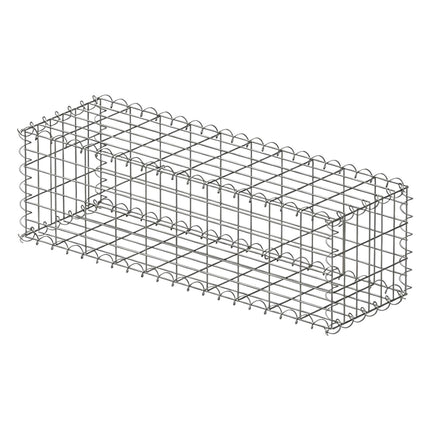Galvanised Steel Gabion Basket, 100x30x30 cm