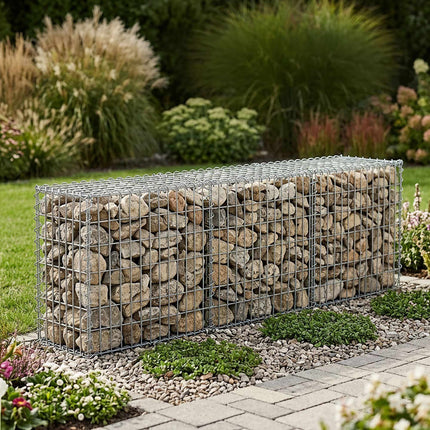 Galvanised Steel Gabion Basket 100x50x30 cm