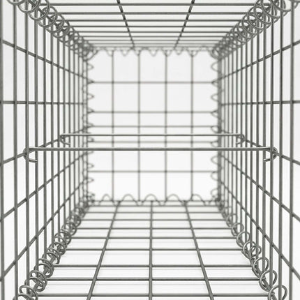 Galvanised Steel Gabion Basket, 100 x 80 x 30 cm