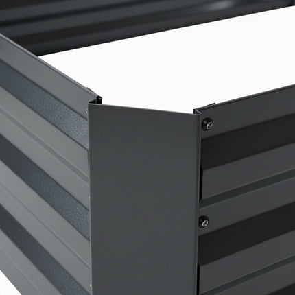 Galvanized Raised Garden Bed, 57x180x90 cm