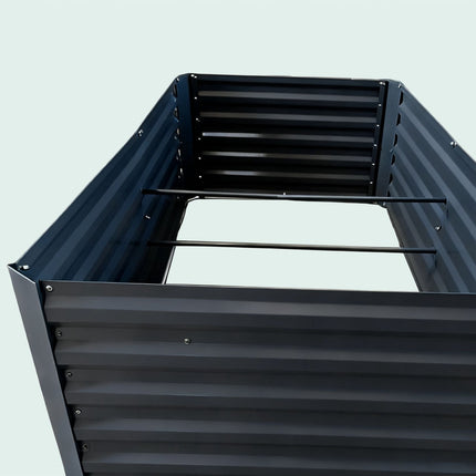 Galvanized Raised Garden Bed, 57x180x90 cm