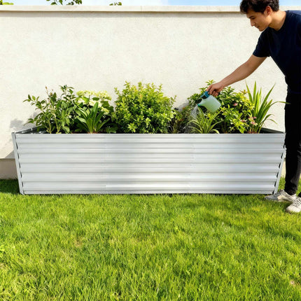 Galvanized Raised Garden Bed 57x180x90cm