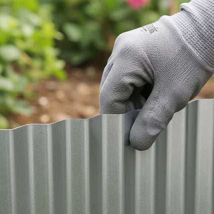 Galvanized Steel Lawn Edging – Weed Barrier & Mowing Edge