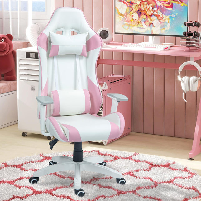 Ergonomic gaming office chair, recliner with lumbar support