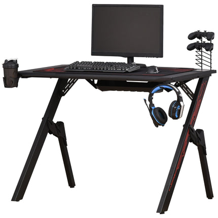 Game table - Modern MDF & Metal, 110x59x75cm