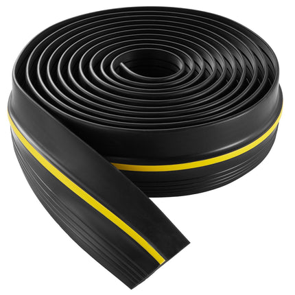 Garage Door Bottom and Threshold Seal Kit, 20 ft, PVC, Black