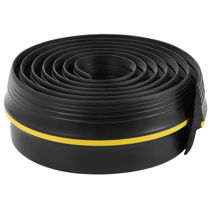 Garage Door Threshold Seal Strip, 10 ft PVC, Black