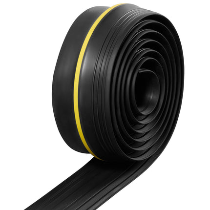 Garage Door Threshold Seal Strip, 10 ft PVC, Black