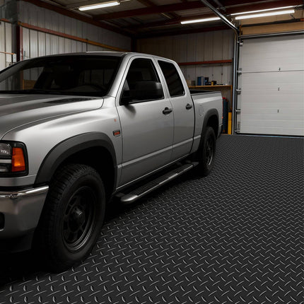 Garage Floor Roll Mat, 4 x 20 ft, 3mm Rubber Non-Slip