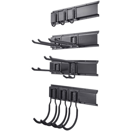 Garage Tool Organizer, Wall Mount, 600 lb, 10 Hooks
