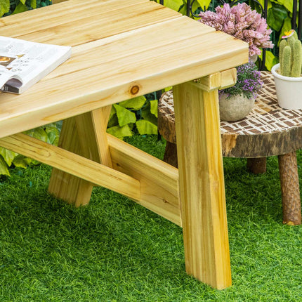 Garden bench 2-seater with backrest, capacity 220 kg