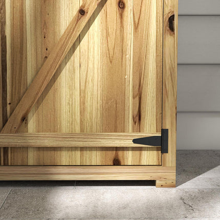 Garden shed with lock, 0.43m², asphalt roof