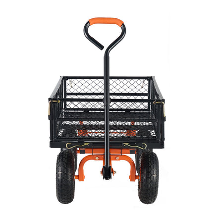 Garden Dump Cart, 400 lb Capacity, 10 in Tires