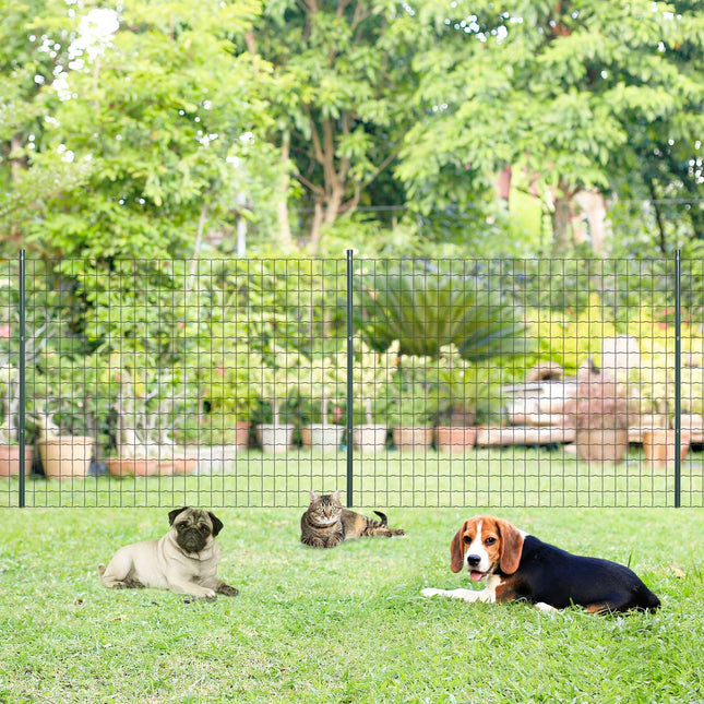 Green Steel Aviary Wire Mesh Garden Fence, 10 x 1.68 m