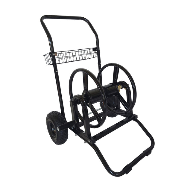 Garden Hose Trolley with 60m Reel and Wheels