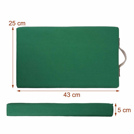 Garden Knee Pad and Seat Cushion – Green, Foam-Filled