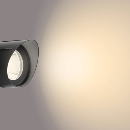 GardenLink Spotlight warm white 600 lm Black