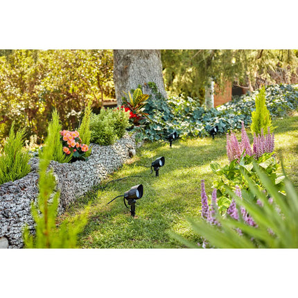 GardenLink Spotlight warm white 600 lm Black