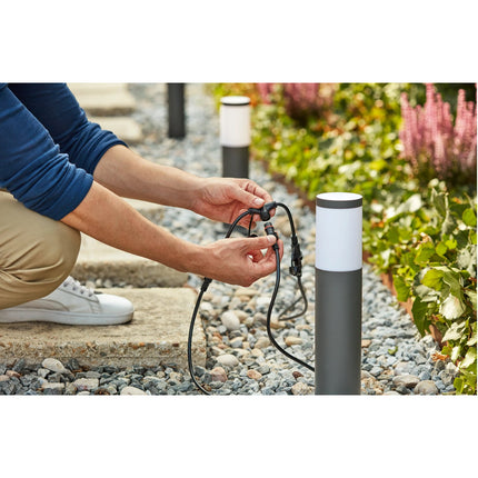GardenLink Utrecht Pedestal Cool white 660lm Anthracite