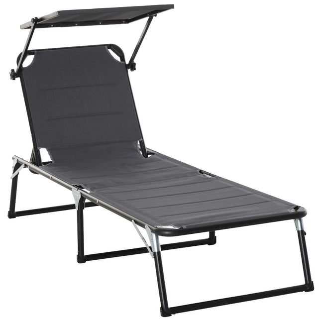 Adjustable aluminum garden chair, ergonomic and foldable