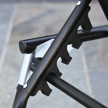 Adjustable aluminum garden chair, ergonomic and foldable
