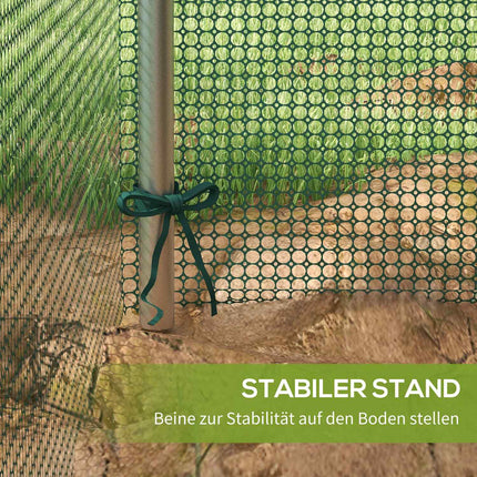 Garden insect protection net with zipper, 1.25x1.25M