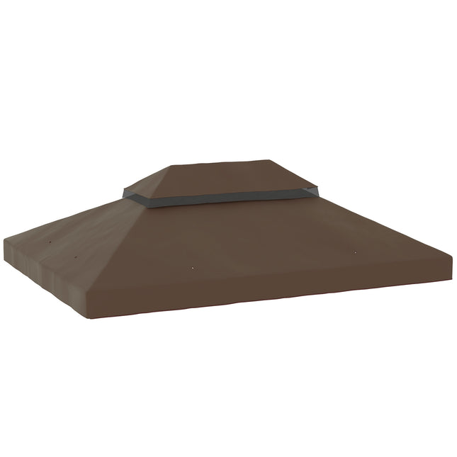 Tuinpaviljoenoverkapping 3x4 m, 2-laags Oxford-stof