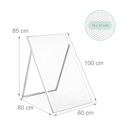 Garden Sieve 100x60 cm, Galvanised Steel