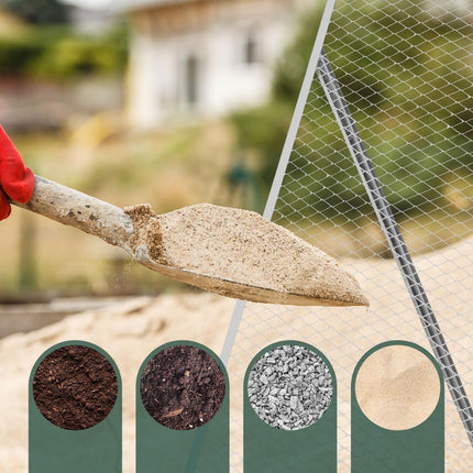 Garden Sieve 100x60 cm, Galvanised Steel